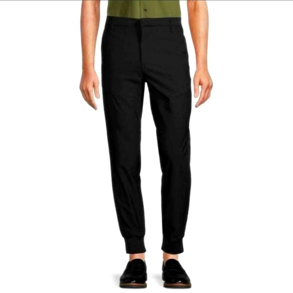 Zachary Prell Other - MA Zachary Prell Jones Black Flat Front Casual Jogger Dress Pants NWT Size 34x30